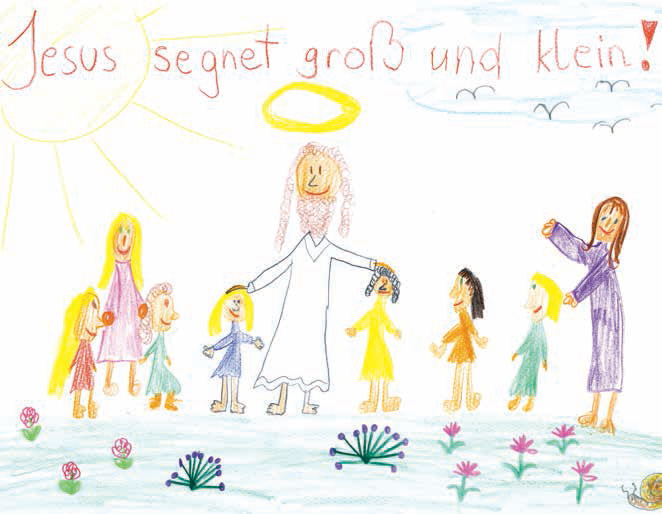 Jesus segnet groß unnd klein