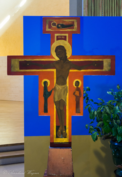 Kreuzikone von Taizé (© Herr Mag. Bernhard Wagner).